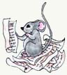 mouse and manuscript image